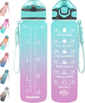 Water Bottle with Straw